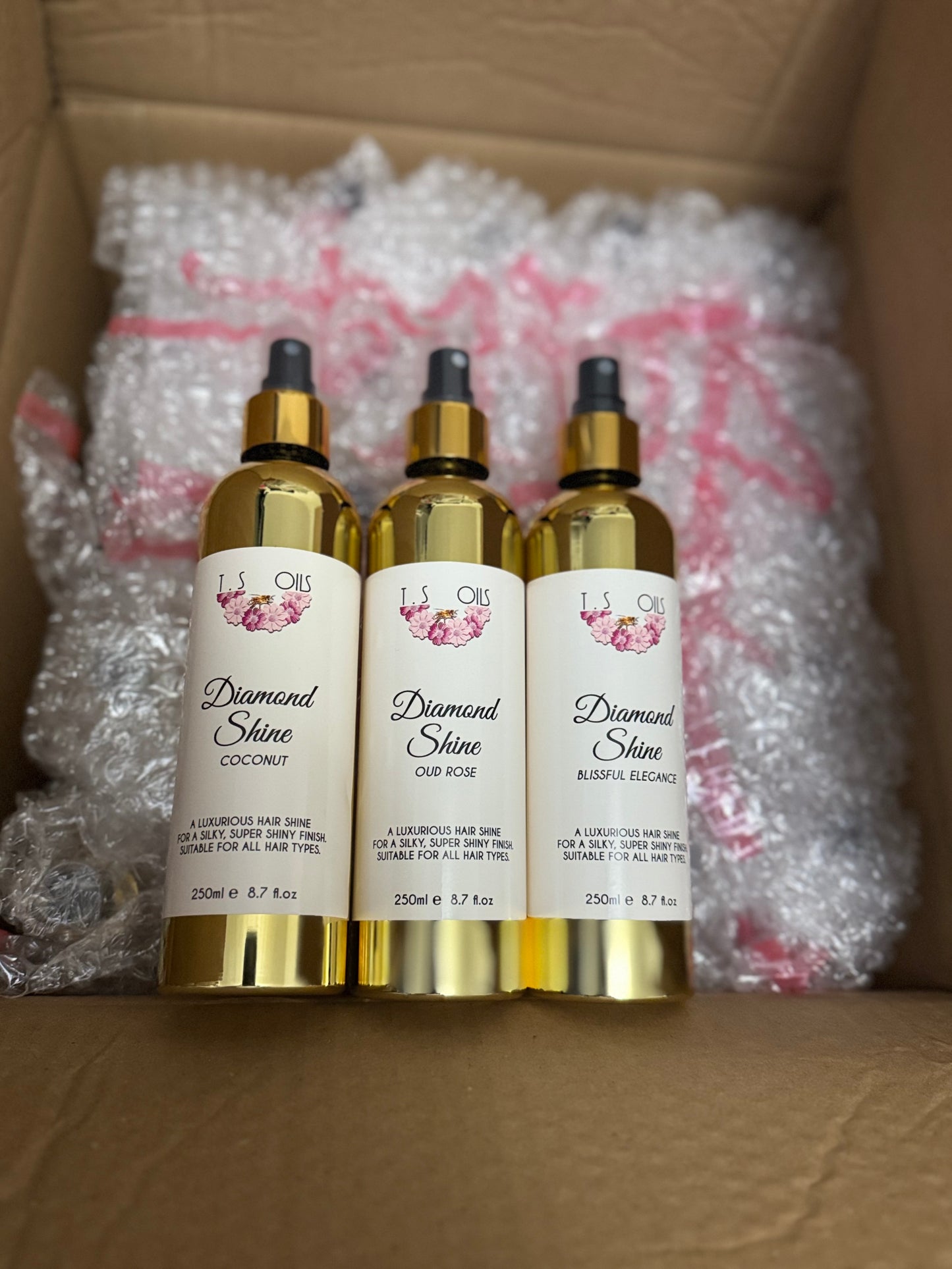 Oud rose Hair Shine Spray, 250ml
